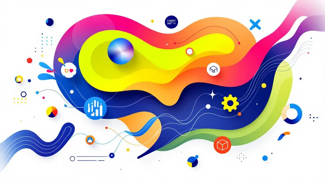 A creative content marketing strategy visual highlighting innovative ideas.